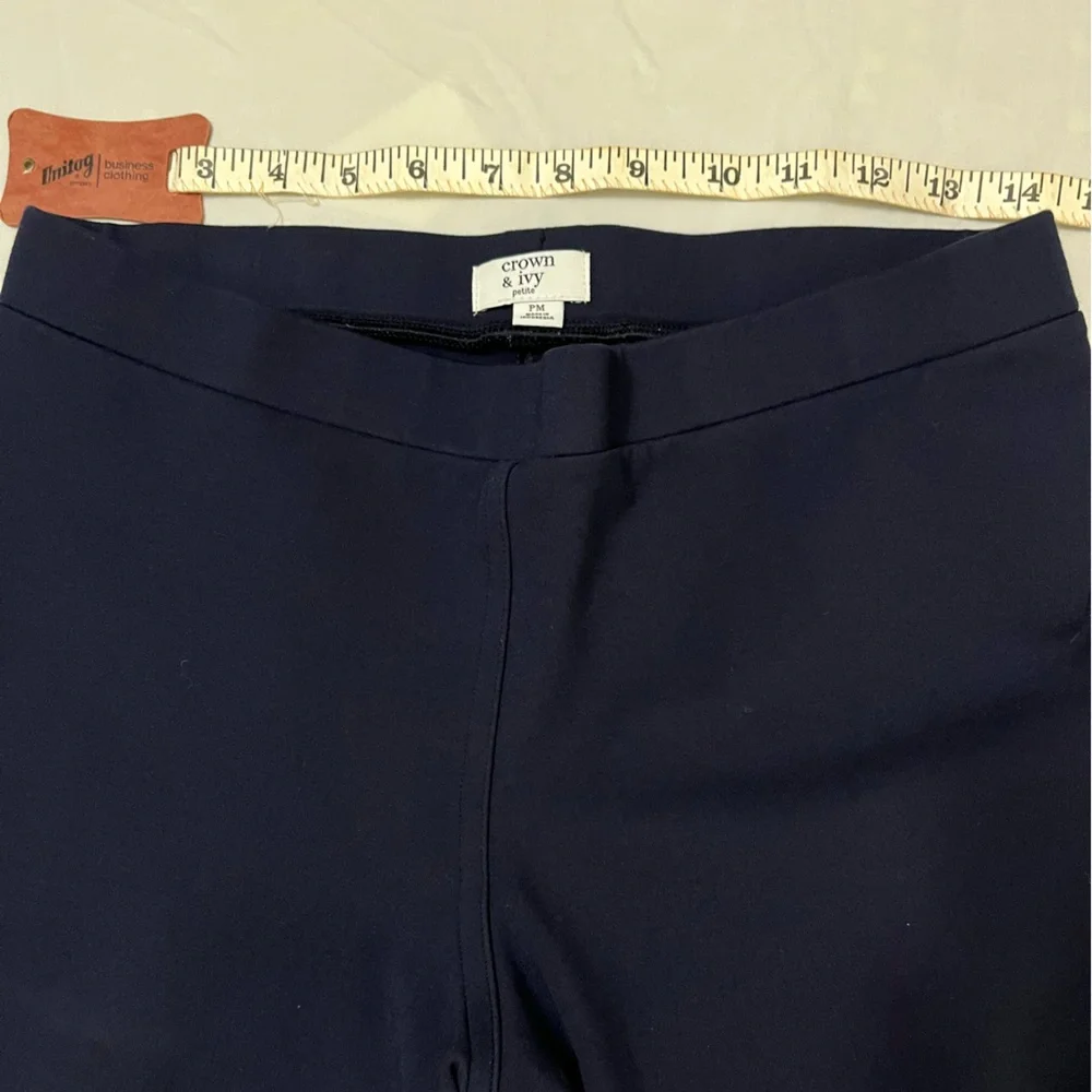 Crown & Ivy Dark Blue stretchy Pants Size PM